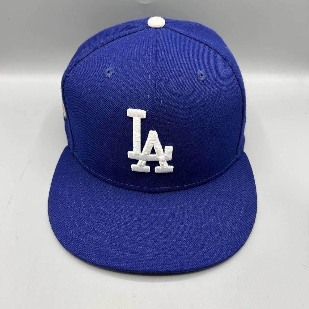 Los Angeles LA Dodgers MLB Hat Men 7 3/8 World Series 59Fifty New Era Fitted Cap